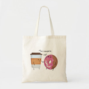 Bolsa Tote Casal completo de café e Rosquinha