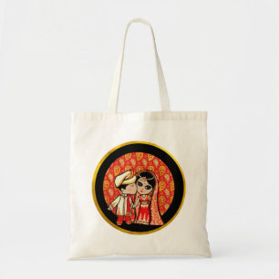 Bolsa Tote CASAL de Casamento da Noiva Indiana do BUDGET