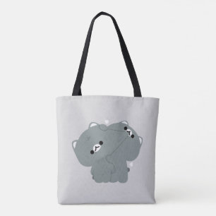Bolsa Tote Casal de Cat Shorthair Americano