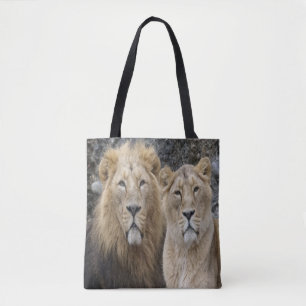 Bolsa Tote Casal de Leão Majestoso