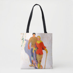 Bolsa Tote Casal que veste sapatos de neve por McClelland