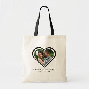Bolsa Tote Casal Recém-Casado Foto Imagem Casamento