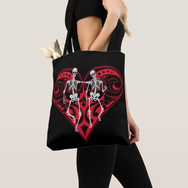 Bolsa Tote Casal Skeleton (Close Up)