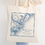 Bolsa Tote Casamento Azul do Mapa da Cabeça Elegante Hilton<br><div class="desc">Tome suas memórias de casamento costeiro com nosso azul marinho personalizado Hilton Head Island, Tote Bag! Este útil favor de casamento é perfeito para locais icônicos como o Westin, Sea Pines Resort, Sonesta Resort, Omni Hilton Head Oceanfront Resort, e Harbor Town Yacht Club, acrescentando sofisticação à sua celebração Hilton Head,...</div>