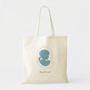 Bolsa Tote Casamento Clássico de Cameo Azul