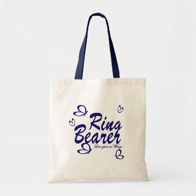 Bolsa Tote Casamento com borboletas/ toca-toques (Frente)