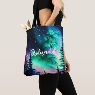 Bolsa Tote Casamento das Luzes Celestiais do Norte