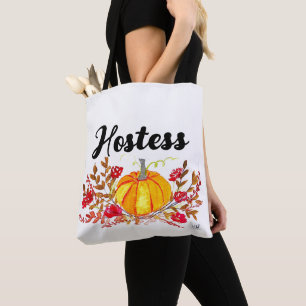 Bolsa Tote Casamento de Abóbora de outono de Hostess