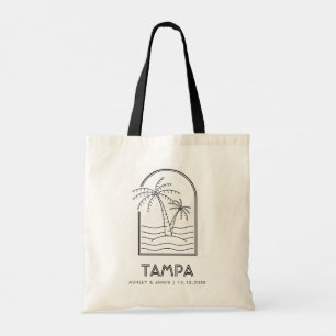 Bolsa Tote Casamento de boas-vindas ao casamento Tampa