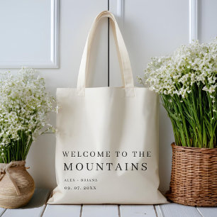 Bolsa Tote Casamento de Boas-vindas do Moderno Elegante Color