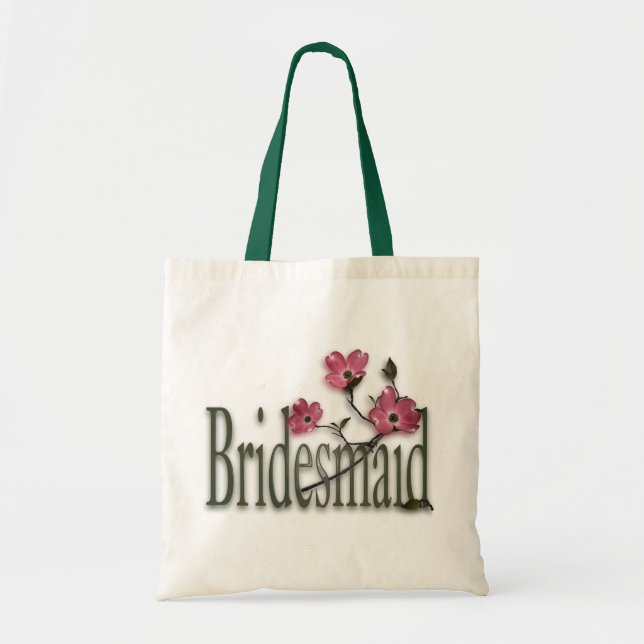 Bolsa Tote Casamento de Bridesmaid/ Dogwood (Frente)
