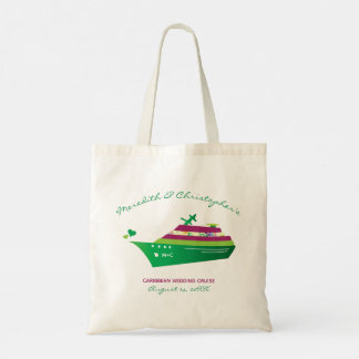 Bolsa Tote Casamento de Cruzeiros de Nave Verde