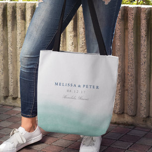 Bolsa Tote Casamento de Destino de Seaglass Tides