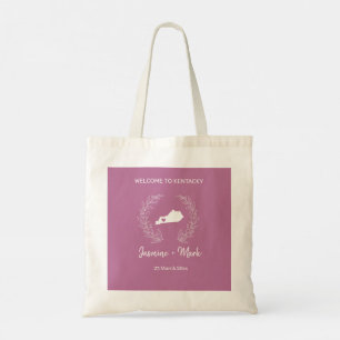 Bolsa Tote Casamento de Destino em Kentucky Boas-Vindas
