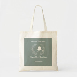 Bolsa Tote Casamento de Destino no Alasca Bem-vindo