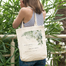 Bolsa Tote Casamento de Foliage Fern Eucalyptus Greenery