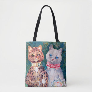 Bolsa Tote Casamento de Gato, Casamento, Noiva, Louis Wain
