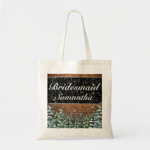 Bolsa Tote Casamento de Mata Neve e Floresta Negra