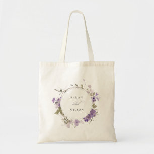 Bolsa Tote Casamento de Terra Floral do Elegante Rustic Meado