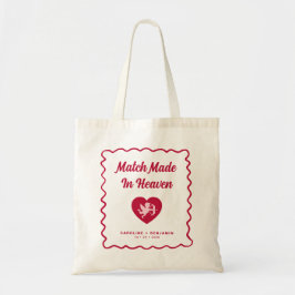 Bolsa Tote Casamento do Cupido Taça Retro Combinação Feita no