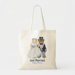 Bolsa Tote Casamento do urso de ursinho - personalize