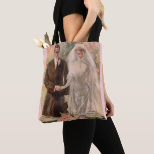 Bolsa Tote casamento eduardiano de 1906