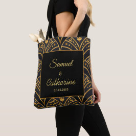 Bolsa Tote Casamento Elegante, Dourado Na moda Personalizar