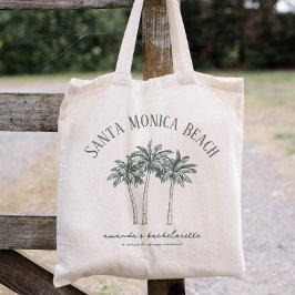 Bolsa Tote Casamento em Destino com Palmeira Colorida