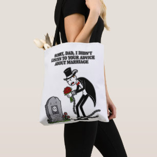 Bolsa Tote casamento está sendo estúpido juntos