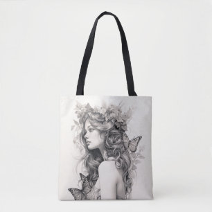 Bolsa Tote Casamento Flamental de Ivory, personalizado
