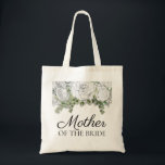 Bolsa Tote Casamento Floral Branco Elegante Mãe de Noiva<br><div class="desc">Bela e elegante mãe floral branca da bolsa de tote noiva. Entre em contato conosco para obter ajuda sobre a personalização ou produtos correspondentes.</div>