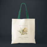 Bolsa Tote Casamento Floral Cento Nativo Banksia Watercolor<br><div class="desc">Para qualquer outra personalização ou qualquer outro item correspondente,  entre em contato comigo em yellowfebstudio@gmail.com</div>