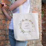 Bolsa Tote Casamento Floral da Terra Floral do Prado Amarelo-<br><div class="desc">Se precisar de mais alguma personalização,  por favor,  sinta-se à vontade para me enviar uma mensagem em yellowfebstudio@gmail.com.</div>