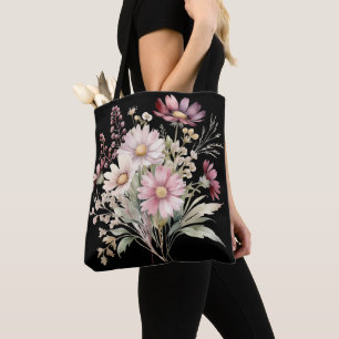 Bolsa Tote Casamento Floral de Primavera