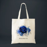 Bolsa Tote Casamento Floral Metálico Real Blue Silver<br><div class="desc">Elegante e azul-real do tema prateado Bridesmaid presente dote bolsa com elegante buquê de flores azuis,  Marinhos,  prata,  cor branca pura do rosa e folhas verdes do eucalipto. Entre em contato comigo para obter ajuda sobre a personalização ou se você precisar de outro produto com este design.</div>