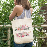 Bolsa Tote Casamento Floral Rustic Lively Blush Pink Watercol<br><div class="desc">Para qualquer outra personalização ou qualquer outro item correspondente,  entre em contato comigo em yellowfebstudio@gmail.com</div>