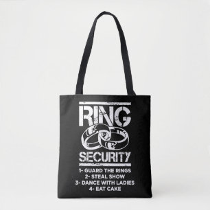 Bolsa Tote Casamento Ring Segurança Kid Casamento