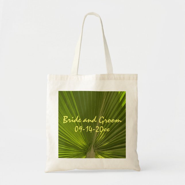 Bolsa Tote Casamento Tropical Palm (Frente)