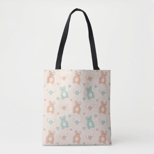 Bolsa Tote Casamento-ursinhos (Frente)