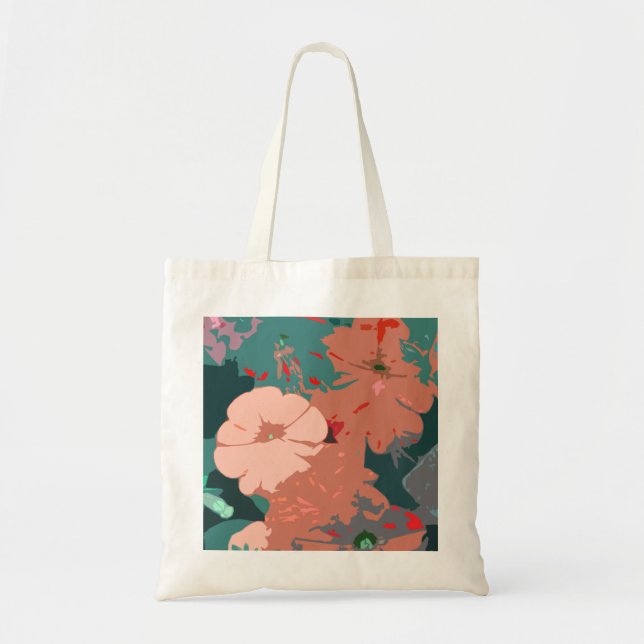 Bolsa Tote Casamentos Florais Bridesmaid Gift Favor (Frente)