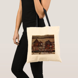 Bolsa Tote Casas com Lavandaria (Seeburg II) por Egon Schiele