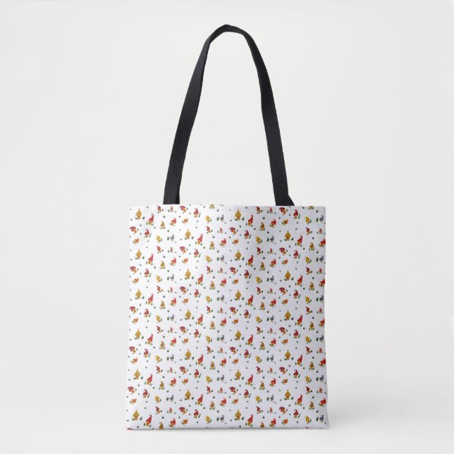 Bolsa Tote Casas De Cogumelo (Frente)