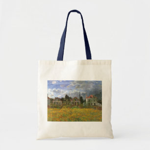 Bolsa Tote Casas em Argenteuil de Claude Monet, Arte Antigo
