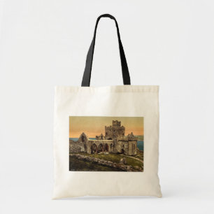 Bolsa Tote Casca, catedral do St. Germains, ilha do homem,