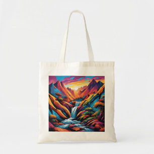 Bolsa Tote Cascata no nascer do sol 3