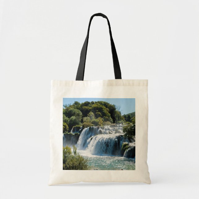 Bolsa Tote Cascata no Parque Nacional de Krka - Dalmácia, Cro (Frente)
