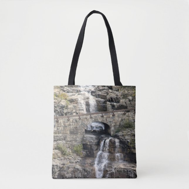 Bolsa Tote Cascata No Parque Nacional Glacier (Frente)