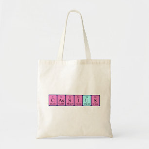 Bolsa Tote Cassius periodicamente mesa nome tote saco