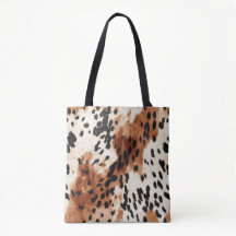 Castanho-Creme-Animal Cowhide