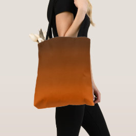 Bolsa Tote Castanho para Fade Laranja